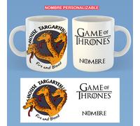 Gioco Di Troni Casa Targaryen Tazza Nome Personalizzabile Game Of Thrones Mug
