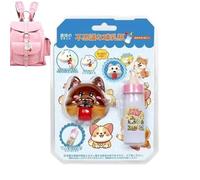 Gioco d'imitazione per - Kit di bottiglie di latte e peluche cucciolo con suono | Giocattolo di risveglio genitore-figlio per ragazze e ragazzi