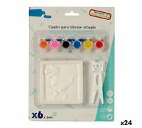Gioco Dipingi e Colora Pincello 6 2 x 29 x 22 cm Quadro [24 Unità]