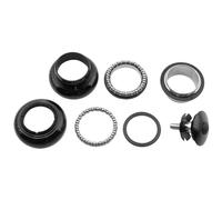 Gioco Direzione Bicicletta A-Head. Alluminio 1-1/8. Nero Per Bici Bike