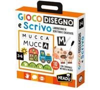 HEADU - Gioco, Disegno e Scrivo - Laboratorio di Prescrittura e Creatività - Un Gioco Educativo per Bambini dai 3 ai 6 anni - Made in Italy | IT61305
