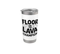 Gioco divertente Floor Is Lava Champion Bicchiere termico in acciaio inox doppia parete
