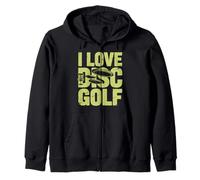 Gioco Divertente per Appassionati di Golf a Disco I Love Felpa con Cappuccio