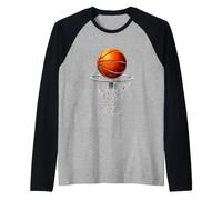 Gioco Divertente Vincente Colpo Basket dicendo Maglia con Maniche Raglan