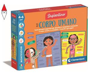 GIOCO EDUCATIVO CLEMENTONI MONTESSORI IL CORPO UMANO
