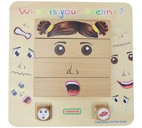 Gioco educativo in legno EMOTIONS di Masterkidz - tavola Montessori delle emozioni