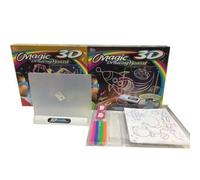 GIOCO EDUCATIVO LAVAGNA MAGICA 3D CON OCCHIALI E PENNARELLI COLORATI