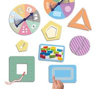 Gioco Educativo Multisensoriale: Scopriamo le Forme Geometriche, Ispirato al Metodo Montessori