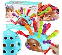 Gioco educativo Riccio sorter Montessori insegnamento di numeri e colori 4 in 1