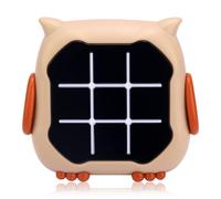 Gioco Elettronico del Tris, Console di Gioco Puzzle Portatile 3 in 1 Giochi Elettronici Portatili da Viaggio Mini Gioco del Tris con Bulloni per Bambini e Adulti Regali di Compleanno (Gufo)