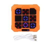 Gioco Elettronico Del Tris Tic Tac Toe Bolt, 6 in 1 Giochi da Tavolo Elettronici Portatili da Viaggio Console Gioco Elettrica Portatile per l'Educazione e Lo Sviluppo Della Memoria (Arancione)