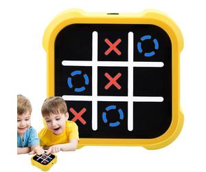 Gioco Elettronico Tic Tac Toe, Portatili Giochi di Puzzle Smart Games per bambini, Giochi da Tavolo Per Ragazzi, Giocattoli Fidget Educativi Da Viaggio per 2 per Famiglie Bambini e Bambine (A)