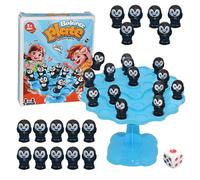 Gioco 'equilibrio dei pinguini - da tavolo a torre impilabile, interattivo per l'equilibrio, educativo di coordinazione | Gioco per la scuola materna per viaggi in famiglia, fes