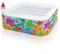 GIOCO ESTIVO INTEX (GONFIABILE) PISCINA ACQUARIO CM 159X159X50