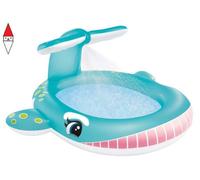 GIOCO ESTIVO INTEX (GONFIABILE) PISCINA SPRUZZO BALENA 201X196X91 CM