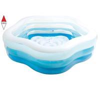 GIOCO ESTIVO INTEX (GONFIABILE) PISCINA STELLA CM 185X180X53