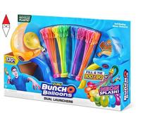 GIOCO ESTIVO ZURU 4 NEON BUNCH O BALLOONS CON 2 LANCIATORI (PLASTICA RICICLATA)
