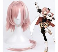 Gioco Fate Grande Ordine Parrucche Cosplay Astolfo Kuro No Rider Parrucca Cosplay Parrucca sintetica resistente al calore Festa di Halloween Cosplay FGO