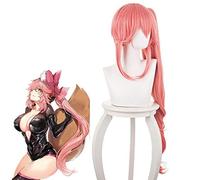 Gioco Fate Grande ordine Parrucche Cosplay Tamamo No Mae Cosplay Parrucca a coda di cavallo singola Parrucca sintetica Capelli Festa di Carnevale di Halloween