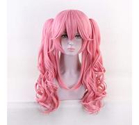 Gioco Fate Grande Ordine Tamamo Cat Parrucche Cosplay TAMAMO NINE Parrucca rosa con capelli sintetici Gioco di ruolo Parrucca con coda di cavallo C