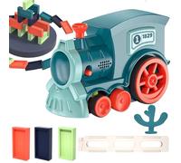 Gioco ferroviario - Giocattolo impilabile automatico - Giocattolo ferroviario con luce e musica, per ragazze di età compresa tra 3 e 12 anni come gioco da pavimento per interni per Natale e compleanno