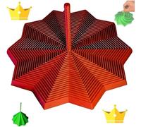 Gioco Fidget, Giocattolo Antistress, Stella Sensoriale Estensibile Stampata in 3D, Spirale Tourbillonnante, Anti Ansia e Stress, Cadeau Noël et Anniversaire per Bambini e Adulti (Rosso)