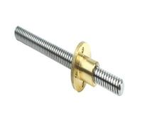 gioco filettato Tr20x4 Tr20x8 Vite 4mm Passo 4mm 8mm Piombo T20 Vite con dado in ottone Vite trapezoidale filettata in acciaio inossidabile 304 vite trapezoidale (Color : 4mm pitch 4mm lead, Size :