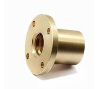 gioco filettato Vite T12 Dado 12mm Diametro Vite trapezoidale Asta Flangia Dado in ottone 2mm 3mm Passo 2mm 8mm 10mm 12mm Piombo T12 Vite Asta Dado vite trapezoidale (Size : Pitch 2mm Lead 2mm)