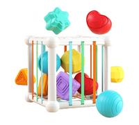 Gioco Forme Geometriche | Sensoriali Prescolari,Gioco Educativo con Sensoriali di Forme per Migliorare la Motricità Fini per Bambini 1-3 Anni