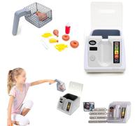 Gioco Friggi Friggitrice Elettrica con Cestello Timer Sportello Luci e Suoni