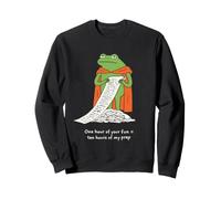 Gioco Frog Master Prep Divertente Nerd Rpg Gamer Uomini Donne papà Felpa
