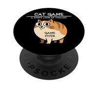 Gioco Gatto Non Guardare Il Gatto Divertente PopSockets PopGrip Adesivo