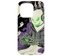 Gioco Ghost Level up or Treat Divertente Ghoul Halloween Gamer Custodia per iPhone 15 Pro