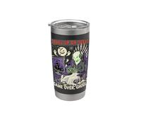 Gioco Ghost Level up or Treat Funny Ghoul Halloween Gamers Bicchiere termico in acciaio inox doppia parete