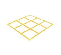 Gioco gigante del tris all'aperto con picchetti per barbecue, patio e