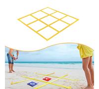 Gioco gigante del tris all'aperto, giochi da giardino per gite al parco,