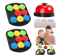 Gioco, Gioco di Abbinamento Colori | Puzzle di Abbinamento dei Blocchi di riconoscimento Colore - Gioco da Tavolo Divertente da Battaglia per Due Giocatori, educazione precoce per 3+