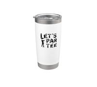 Gioco golf Giocatore di golf "Let’s-Par-TEE-Shirt" Golf Bicchiere termico in acciaio inox doppia parete