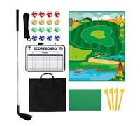 Gioco Golf | Tappeto Per Esercitazioni Di Golf Per Bambini | Attrezzatura Interattiva con Mazza e Tappeto Putting Green Adesivo per Interno Esterno