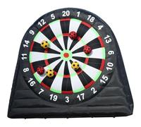 Gioco gonfiabile all'aperto del dardo di calcio con il ventilatore e 8 palle per le freccette di calcio del prato inglese