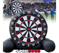 Gioco Gonfiabile Bersaglio Soffiatore per freccette da calcio e 8 palloni da calcio per il delle freccette da calcio