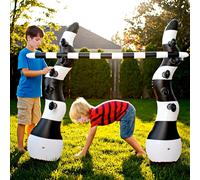 Gioco gonfiabile del limbo, gioco estivo per feste in giardino, salto in