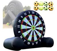 Gioco gonfiabile delle freccette di calcio con ventilatore e palle per divertimento all'aperto
