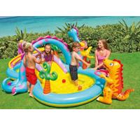 GIOCO GONFIABILE PISCINA INTEX PLAYCENTER JUNGLE DINOLAND CM. 333X229X112H
