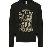 Gioco i Don'T Bisogno To Get A Life Gamer Bambini Felpa Maglione