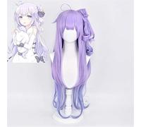 Gioco Ichinomi Azur Lane Hms Unicorn Women Parrucca Lady White Battleframe Cosplay Costume Viola Blu Ombre Parrucche HG-896
