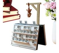 Gioco 'Impiccato | Set Di Scacchi Magnetici Stampati In 3D | Libri Portatili Design, Giochi 'impiccato Per Adulti | Vocabolario Parole Ortografica Giochi Da Tavolo Da Tavolo