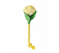 Gioco in lattice e corda con effetto sonoro Veggy Toys modello Rosa per cani Rec