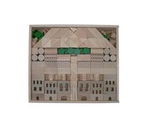 Gioco IN Legno Architekturbaukasten 345 Lxaxp 40x34, 5x7, 5cm Nuovo Legno Kit