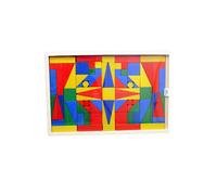 Gioco IN Legno Scatola Delle Costruzioni Piccolo 93 Lxaxp 34x23x3cm Nuovo Kit